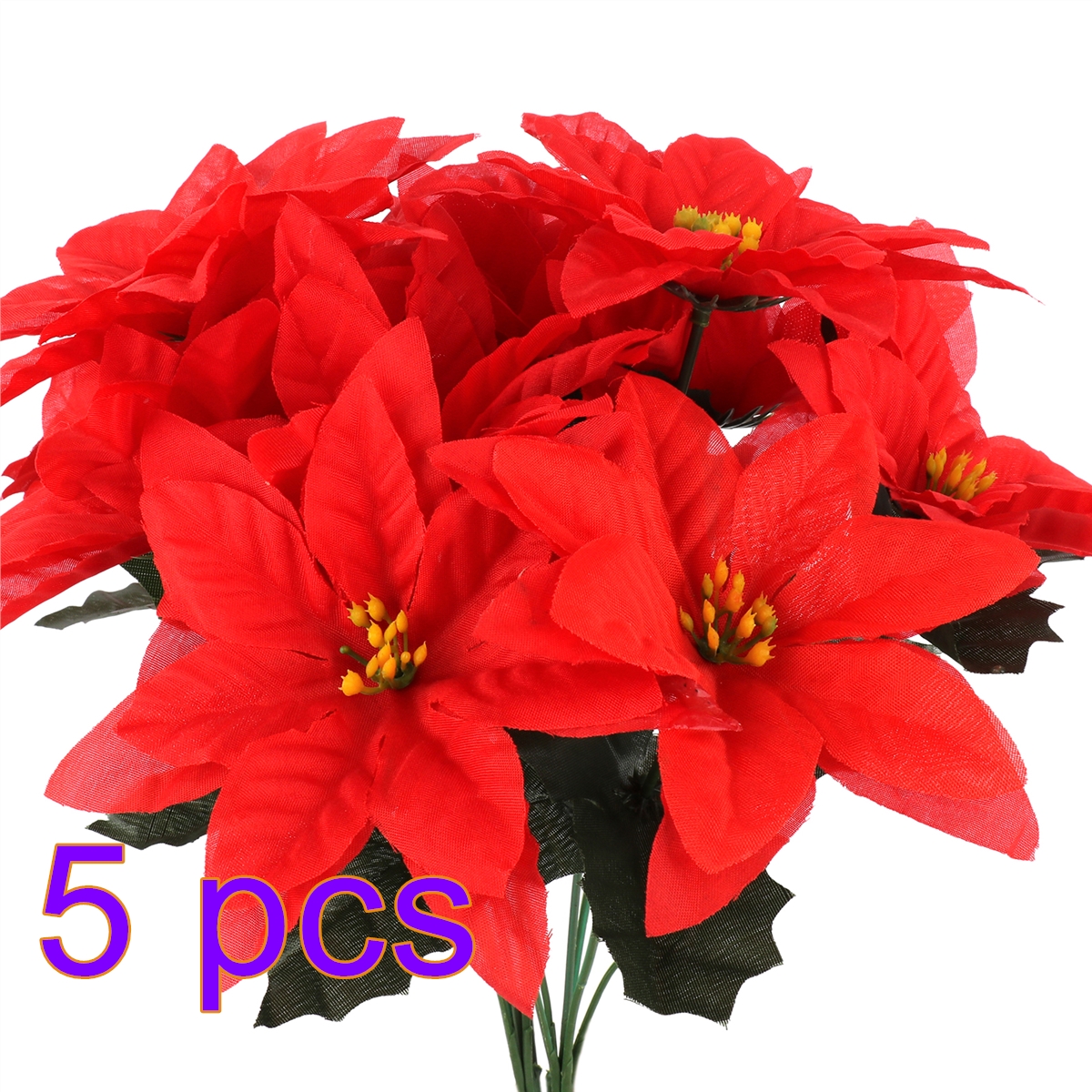 Arcadia Silk Plantation 24 Charisma Poinsettia Spray Chocolate Pack of 12 Arcadia Silk Plantation 24 Charisma Poinsettia Spray Chocolate Pack of 12
